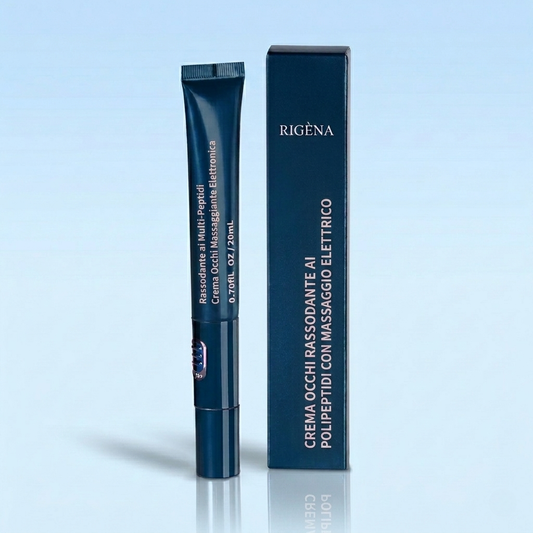 Rigèna - Crema contorno occhi rassodante ai polipeptidi con massaggio elettrico